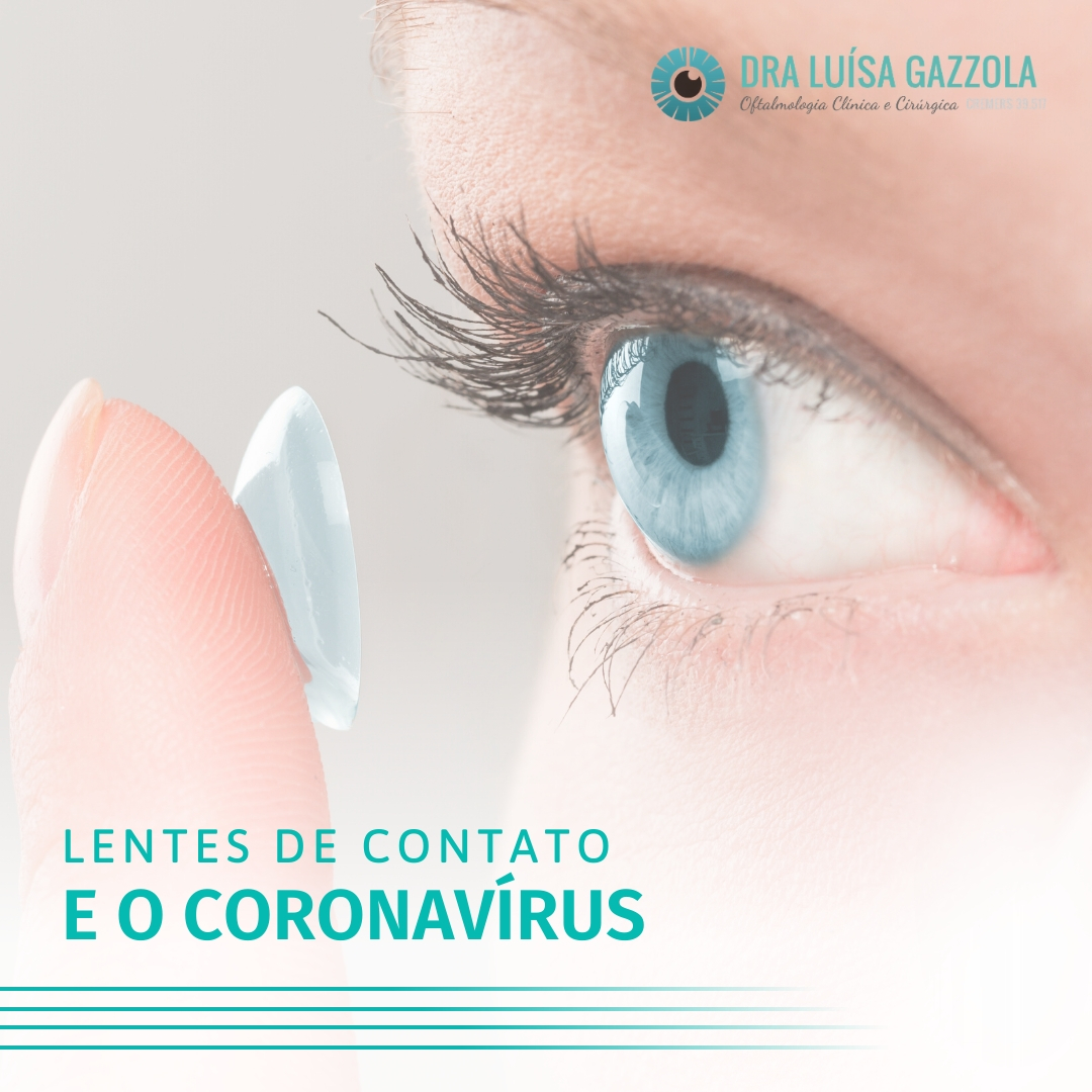 Lentes de contato e o coronavírus